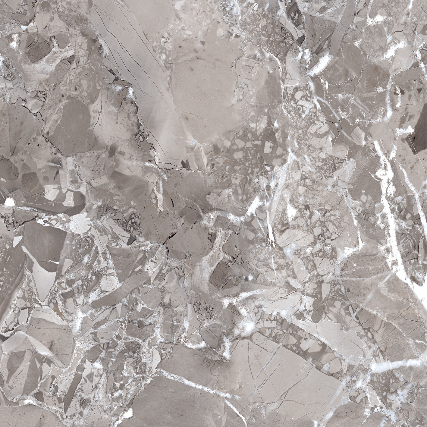 DONNA NEGRO 600X600mm GLOSSY PORCELAIN TILES