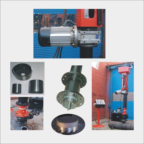 Hydraulic Under Pressure Drilling Machine Auto Feeding With Power Pack