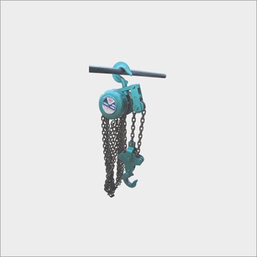 Triple Spur Gear Chain Pulley Blocks Generally Conforming To Is38321986 By INDER INDUSTRIES