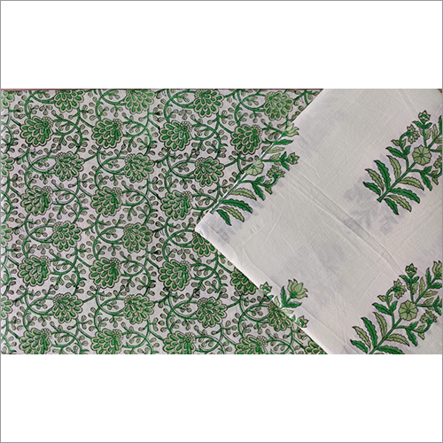 Available In Different Color Fancy Hand Block Print Cotton Fabric