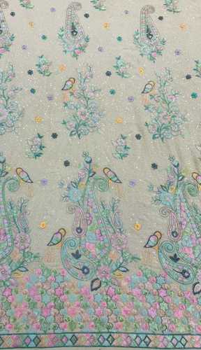 Exceptionally Soft Embroidery Poly Georgete Fabric