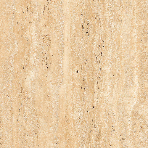 REAL TRAVERTINO BEIGE 600X600mm GLOSSY PORCELAIN TILE