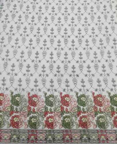 Embroidery Fancy Fabric - Embroidered Fancy Fabric, Available in Various Colors, Custom Lengths , Embroidered Texture with Vibrant Threads