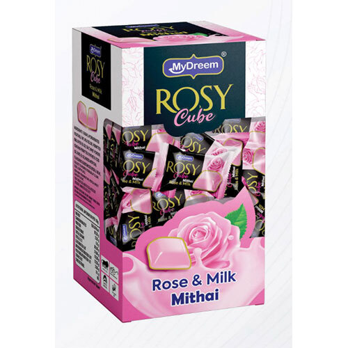 Rosy Cube Rose And Milk Candy