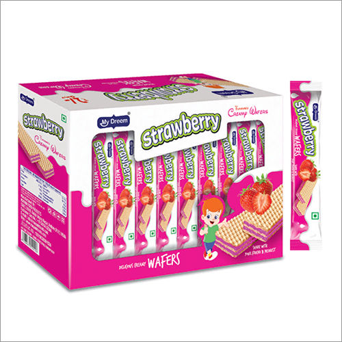 Strawberry Delicious Creamy Wafers