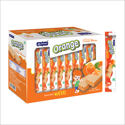 Orange Delicious Creamy Wafers