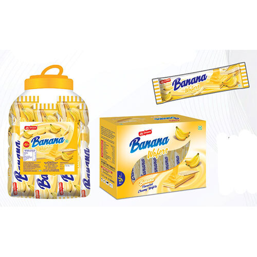 Banana Flavoured Creamy Wafers