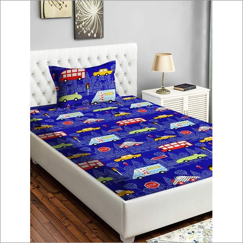 Microfiber Kids Printed Designer Bed Sheet