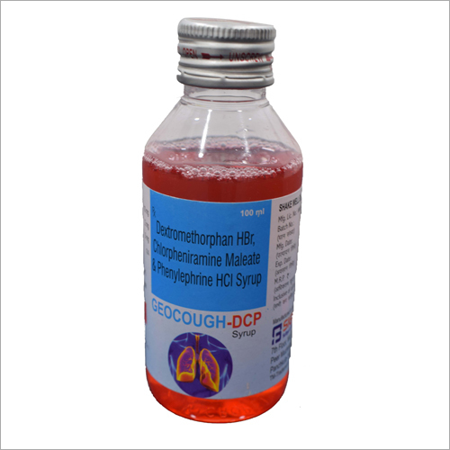 100ml Dextromethorphan HBr Chlorpheniramine Maleate and Phenylephrine HCI Syrup