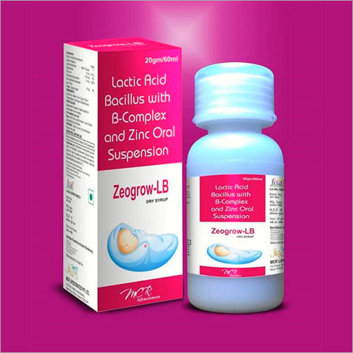 60ml Lactic Avid Bacillus With B Complex And Zinc Oral Suspension