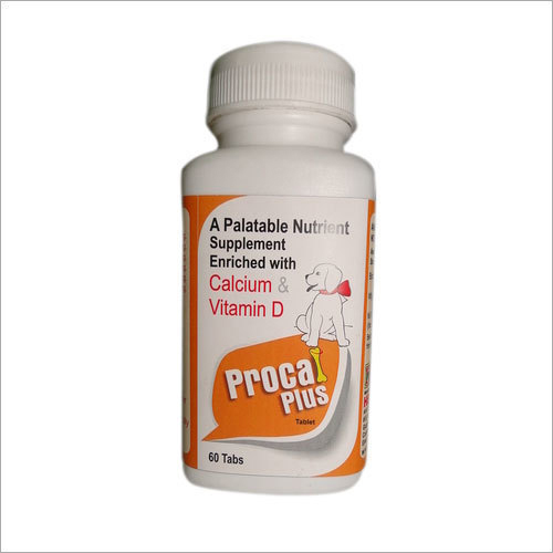 Palatable Nutrient Supplement Enriched With Calcium And Vitamin D Tablets