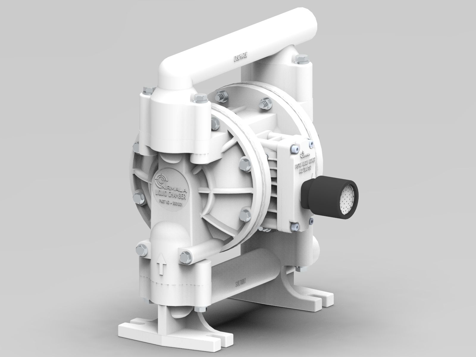 Air operated diaphragm pump