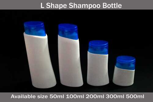 HDPE 200 ml L Shape SHAMPOO Bottles