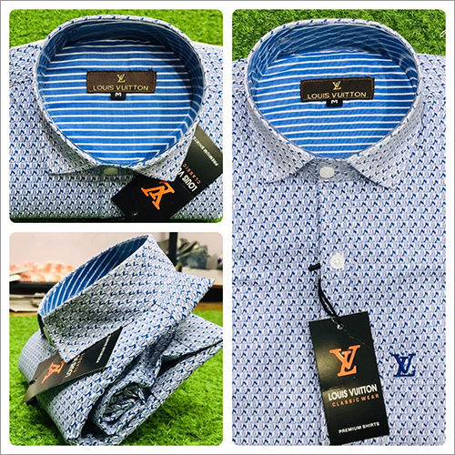 Washable Mens Printed Full Sleeve Shirt