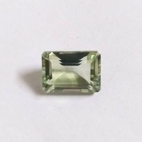 5x7mm Green Amethyst Faceted Octagon Loose Gemstones