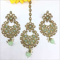 Ladies Earring and Mangtika