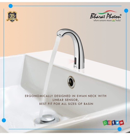 Automatic Sensor Tap Bp-F062 (Basin Mounted) - Color: Silver