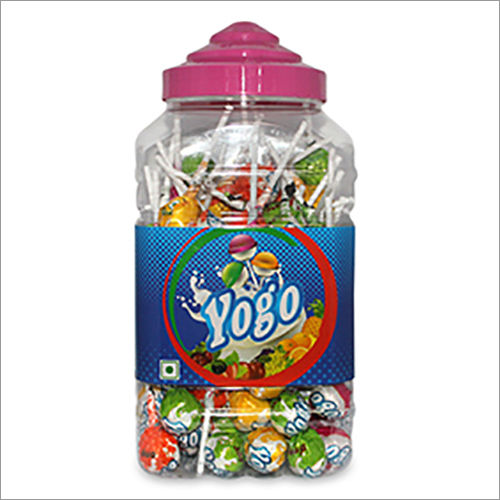 Yogo Assorted Flavoured Lollipop Jar