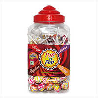 Pop N Pop Assorted Flavoured Lollipop Jar