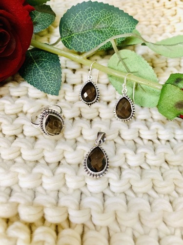 Four Piece Sterling Silver with Stone Set