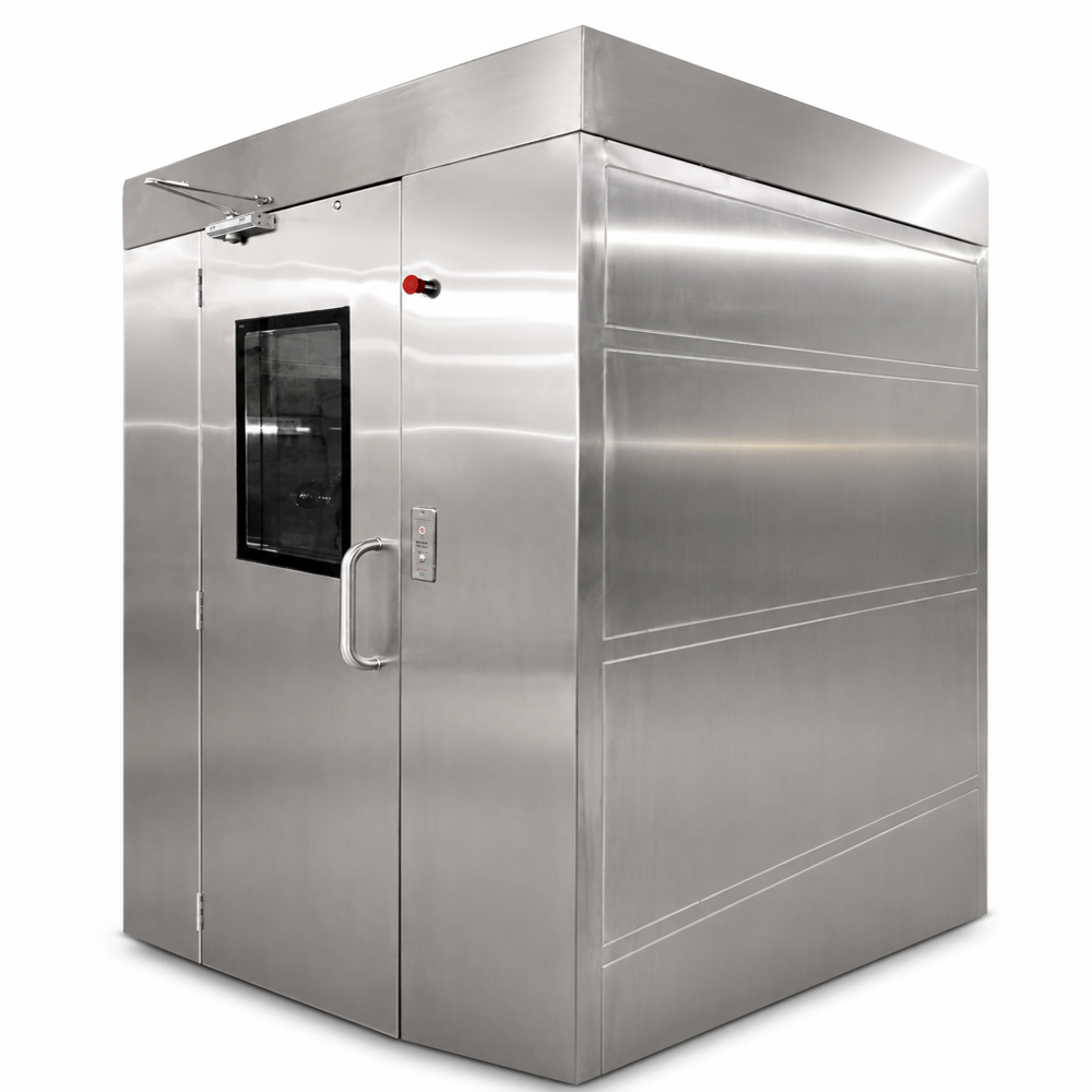Air Shower - Stainless Steel, 2 Person Entry System, Full Automatic, 230V AC, Silver