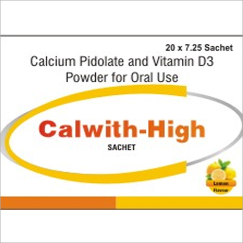 Calcium Pidolate and Vitamin D3 Powder Sachet For Oral