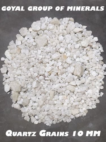 White 10 Mm Large Size Quartz Grain