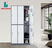 Steel Locker - 1850mm Height, 900mm Width | Customizable Color, Chemical Resistant, Eco-friendly, Easy To Clean, 2-year Warranty