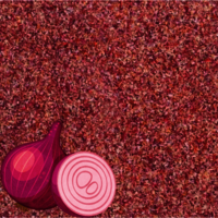 Dehydrated Pink Onion