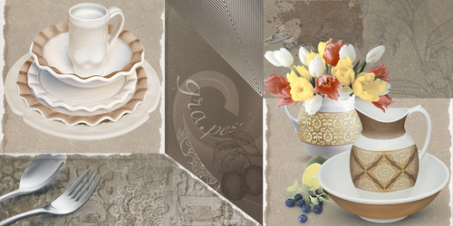 21022 GLOSSY CERAMIC WALL TILES 300X600MM