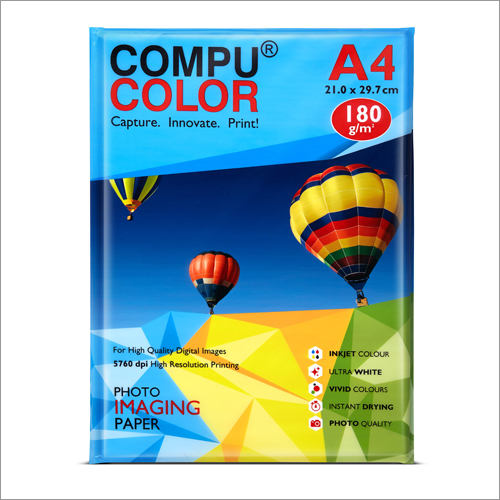 Cast Coated Primo Glossy 180 A4 Photo Imaging Paper