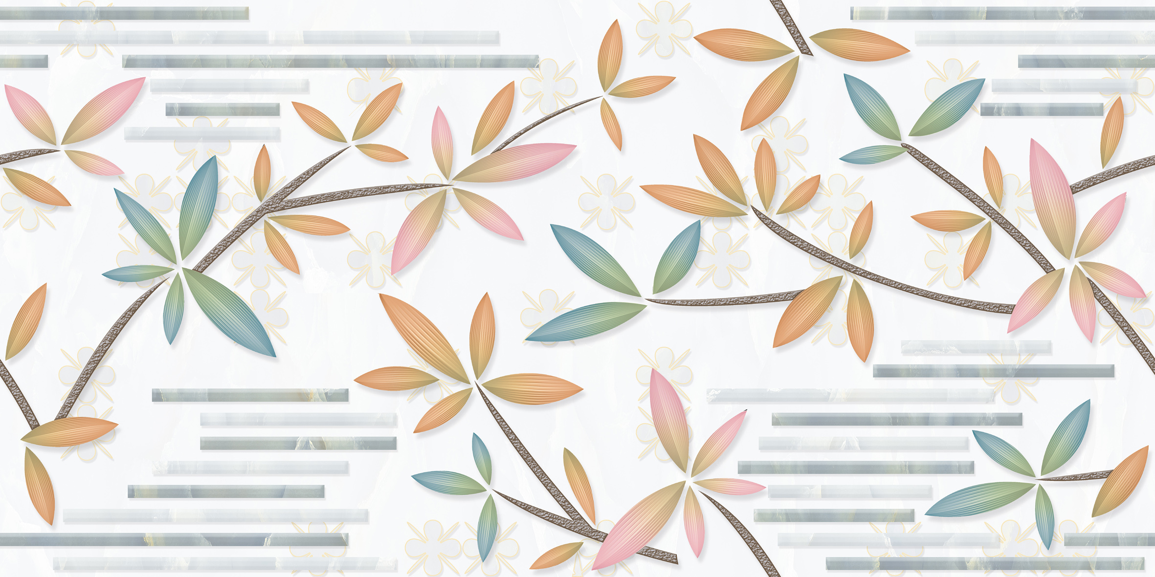 21034 GLOSSY CERAMIC WALL TILES 300X600mm