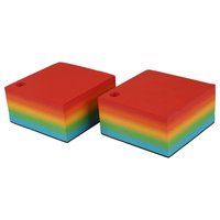 Multicolour Paper Comma Memo Cubes