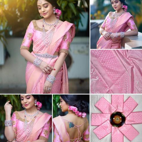 Soft Lichi Silk Saree