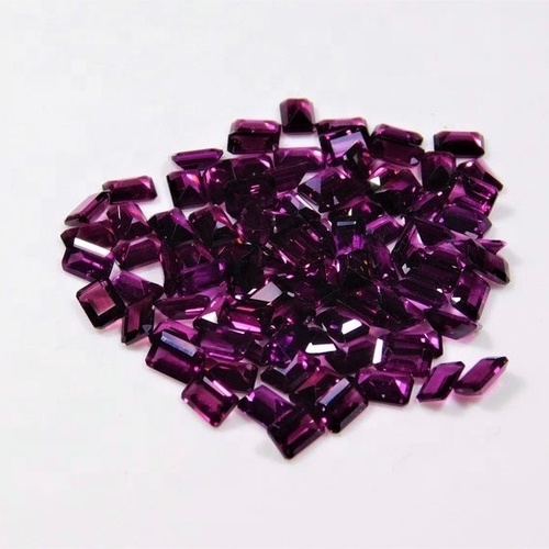 6x8mm Rhodolite Garnet Faceted Octagon Loose Gemstones