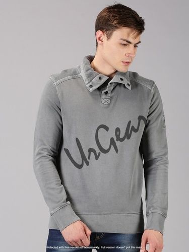 Mens High Neck Sweatshirts