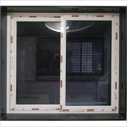 White UPVC Sliding Window