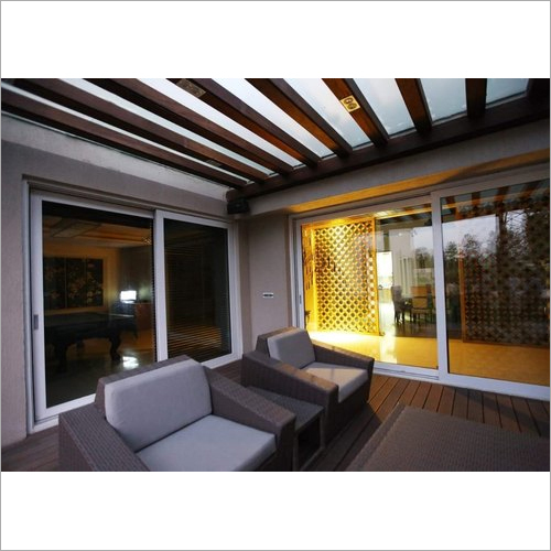 Residential White UPVC Sliding Window