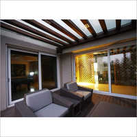 Residential White UPVC Sliding Window