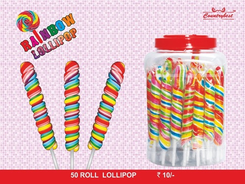 Rainbow Roll Lollipop