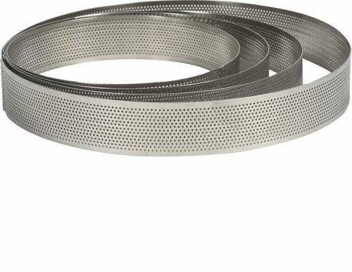 Pavoni Mirco Perforated SS Cake Ring Round 120 x 35 mm