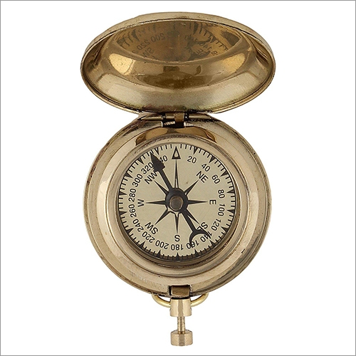 Nautical Antique Beautiful Push Button 2 Inch Magnetic Compass