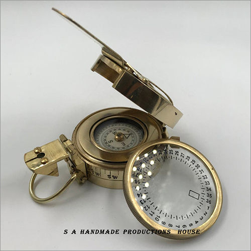 NAUTICAL BRASS COMPASS