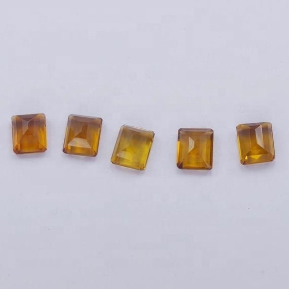 8x10mm Citrine Faceted Octagon Loose Gemstones