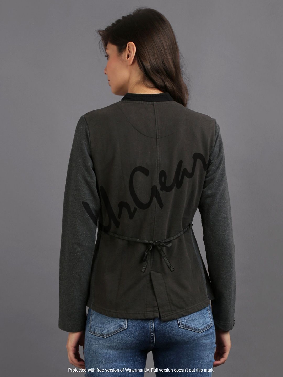 Women Dark Grey Jacket