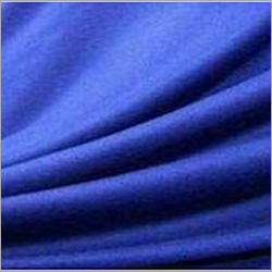Blue Plain Polyester Fabric