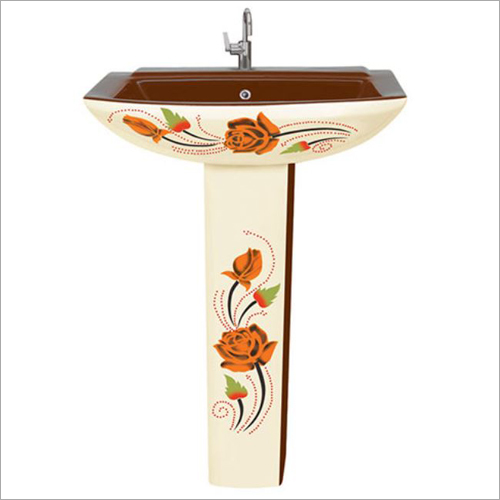 Delta Vitrosa Pedestal Wash Basin