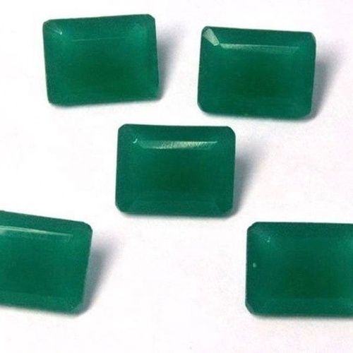 9x11mm Green Onyx Faceted Octagon Loose Gemstones