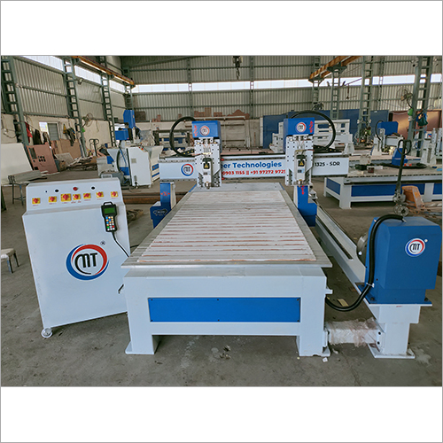 Cnc Wood Router Dual Head Machine