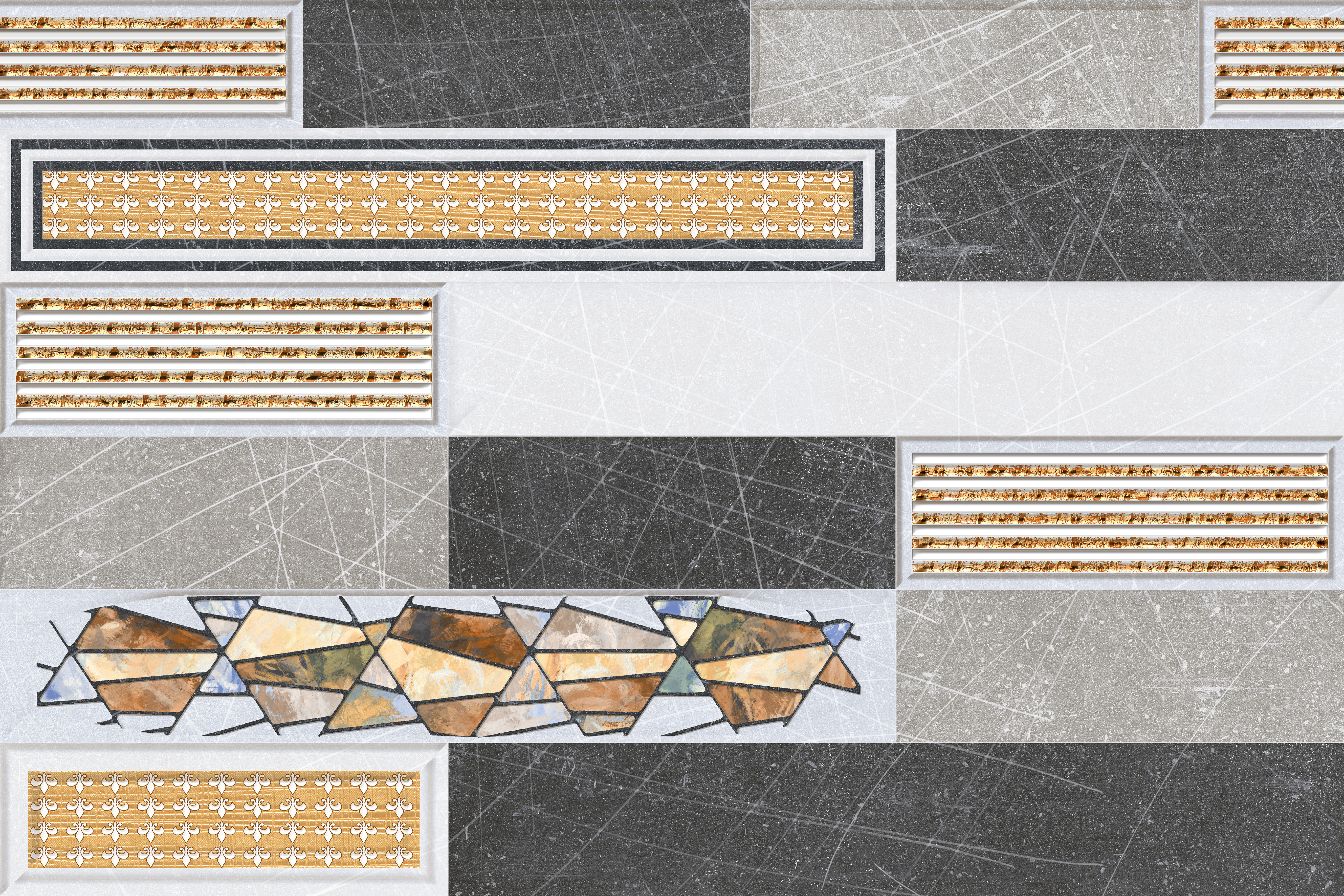 16024 MATT CERAMIC WALL TILES 300X450mm